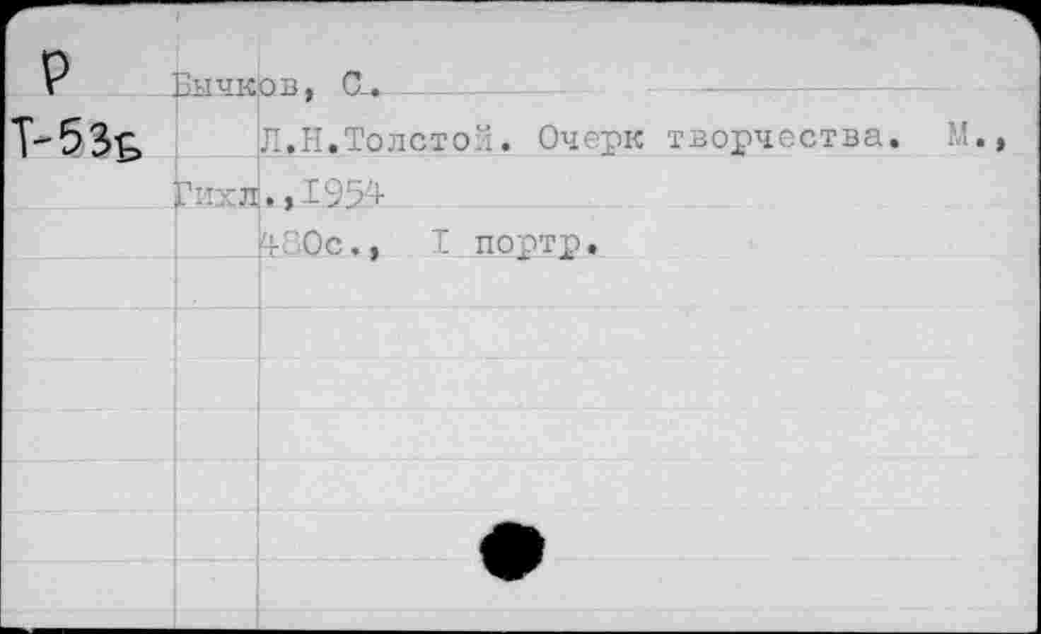 ﻿р	1МИКО71. С.	- —		
се ’ 1		Л.Н.Толстой. Очерк творчества. М.»
	"Л	
		-ЬЗОс., I портр.
		
		